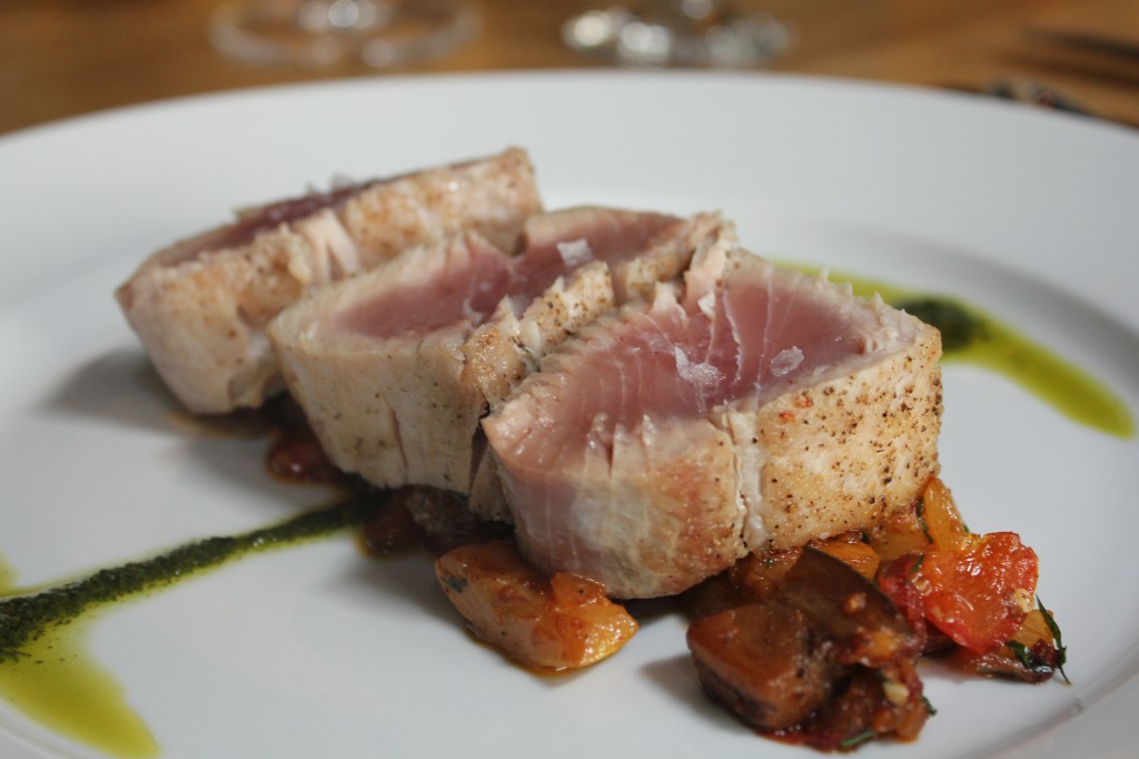 Seared Yellowtail Tuna